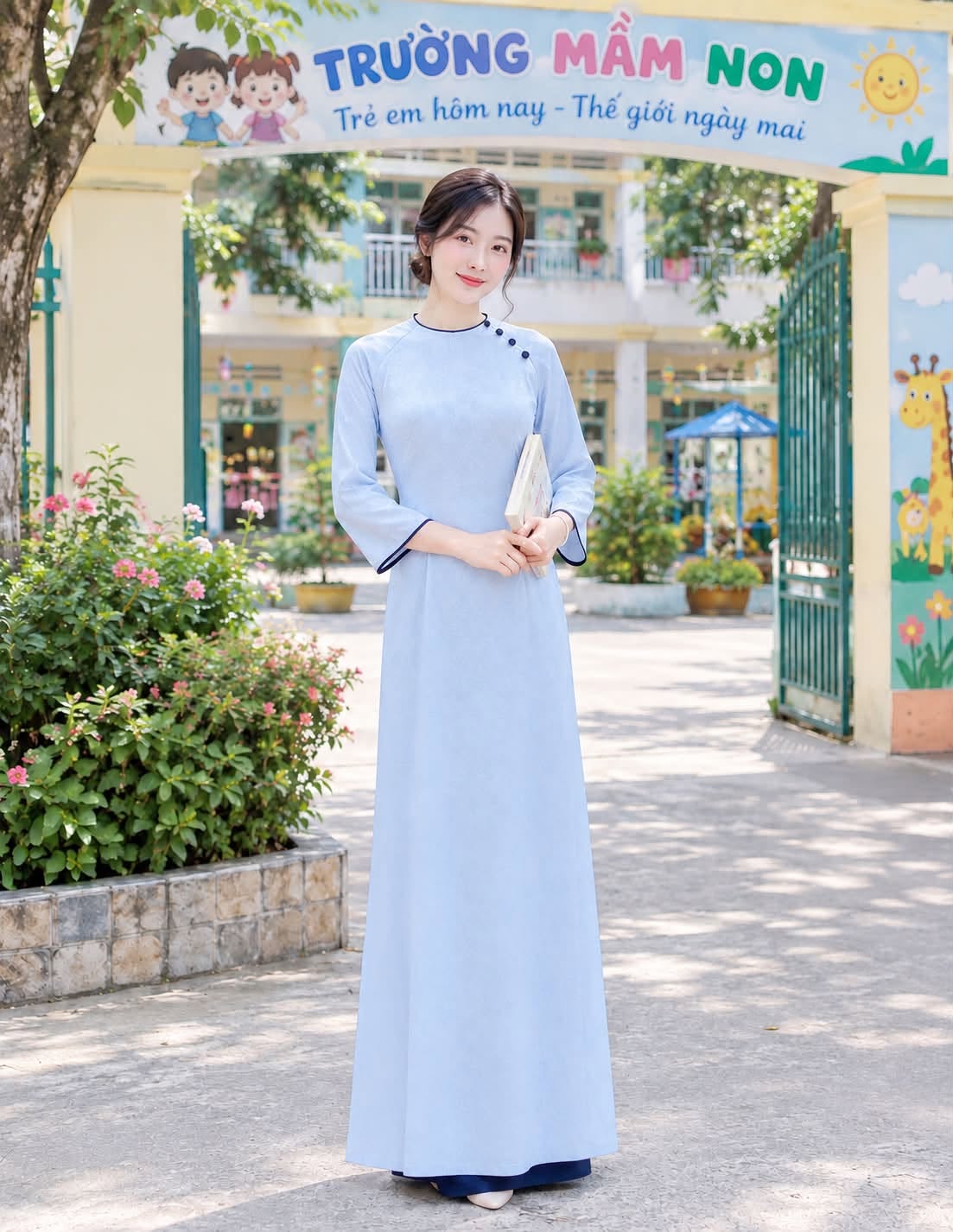 Áo dài đồng phục giáo viên